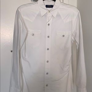 Men’s denim Polo Rodeo Shirt